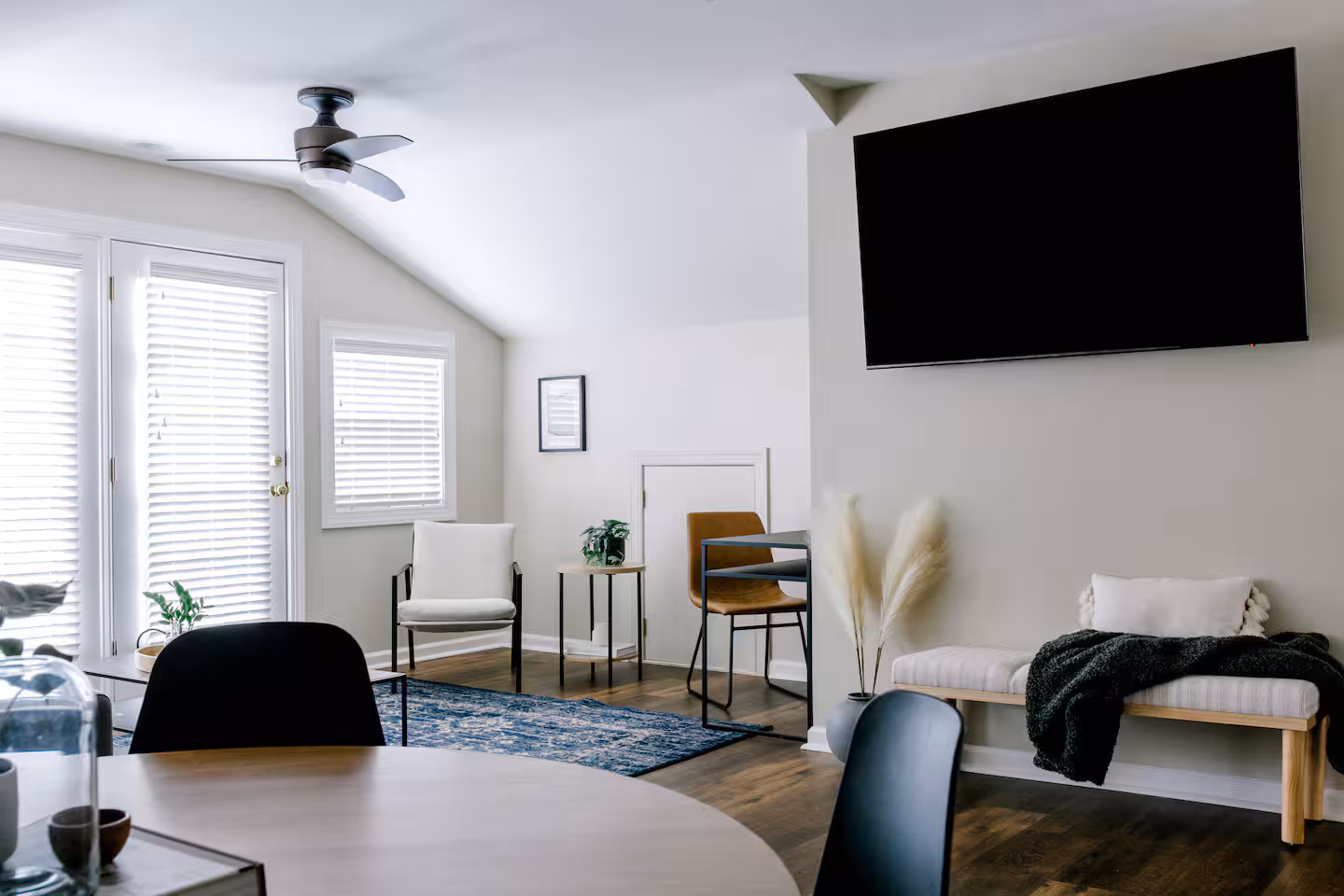 Cozy living room corner
